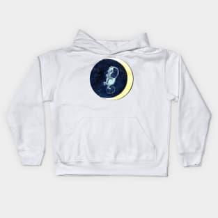 Star and Moon Pupper Kids Hoodie